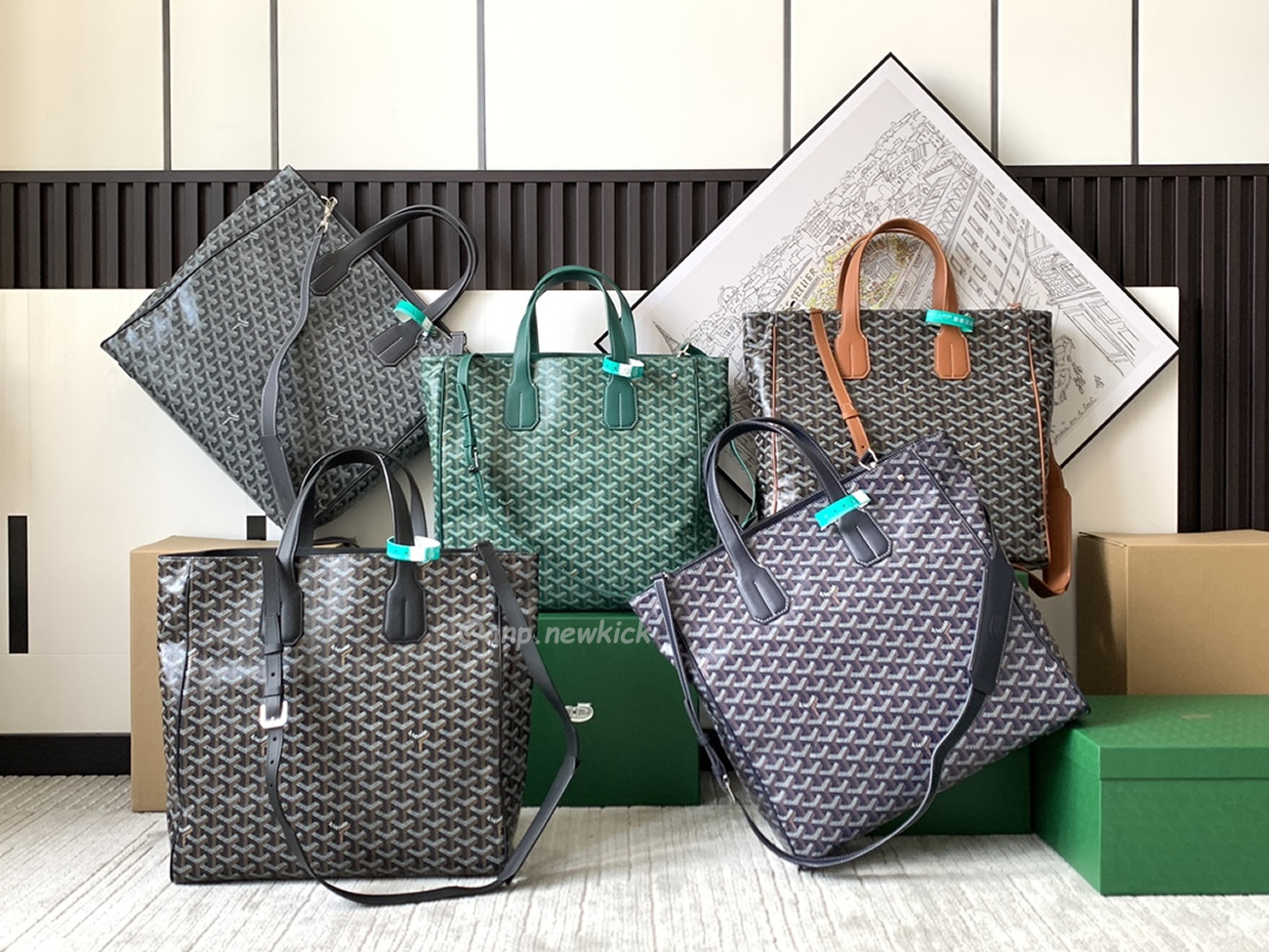 Goyard Cap Voltaire Bag 38.5 Cm X 11.5 Cm X 38 Cm (20) - www.newkick.vip